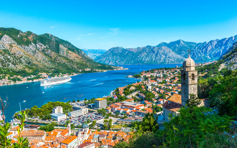 Bucht von Kotor in Montenegro